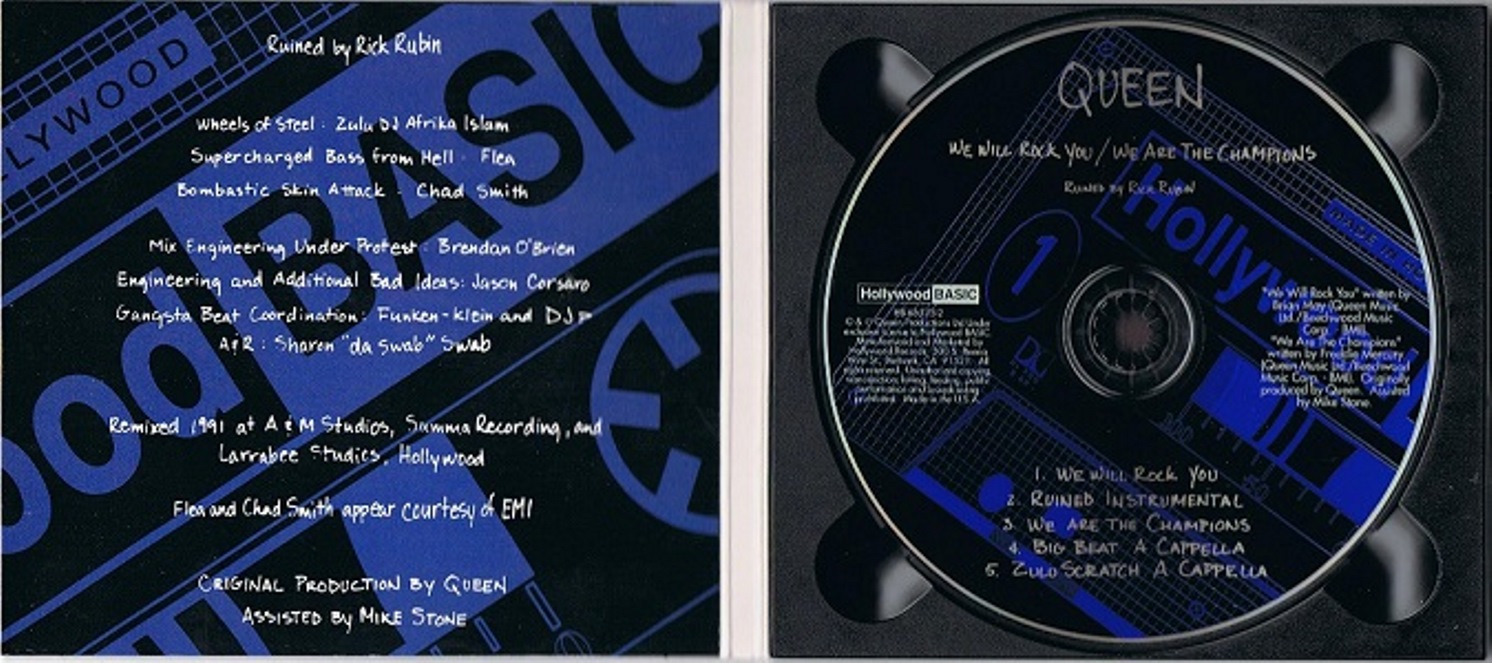 Queen  We Will Rock You We Are The Champions : CDs in + cd